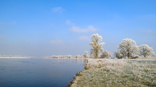 Der Winter zeigt sich nun endlich von seiner sonnigen Seite.