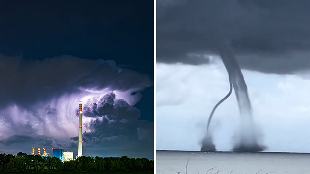 Olujni oblaci, pijavice i jaki pljuskovi
