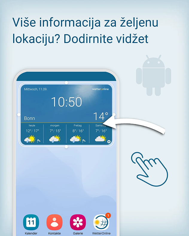 Vidžeti Android 7