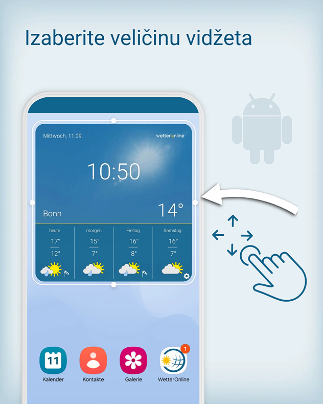 Vidžeti Android 5