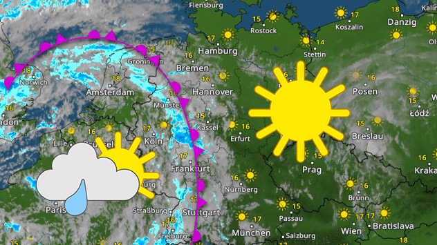 WetterRadar Wetterfront