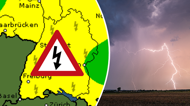 Gewitterrisiko Südwesten