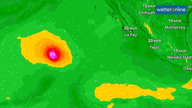 Hurrikan Kristy im WindRadar