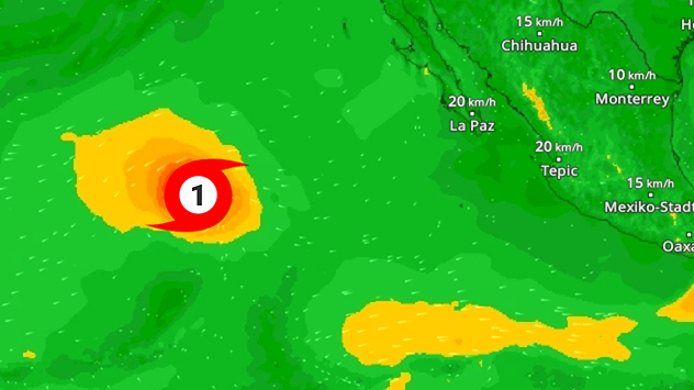 Hurrikan Kristy im WindRadar