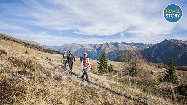 Wanderer in den Bergen