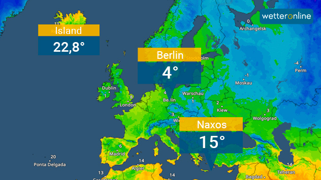 TemperaturRadar Europa