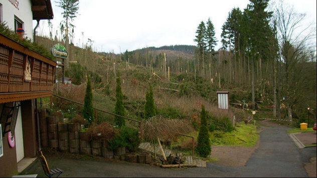 Jahrestag von Orkan Kyrill