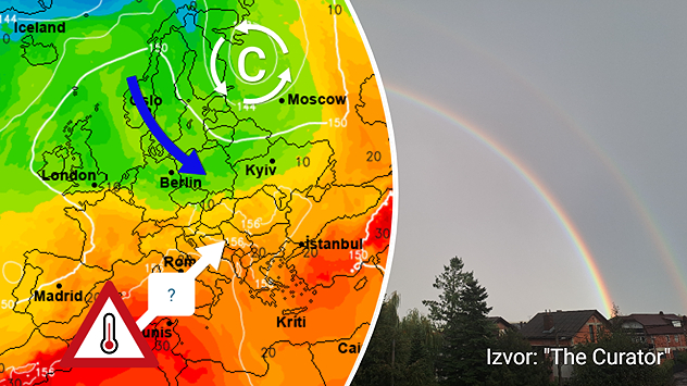 Ugodnije temperature, rijedak pljusak