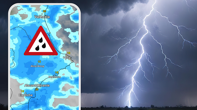 Utiliza el radar del tiempo para conocer dónde llueve en vivo.