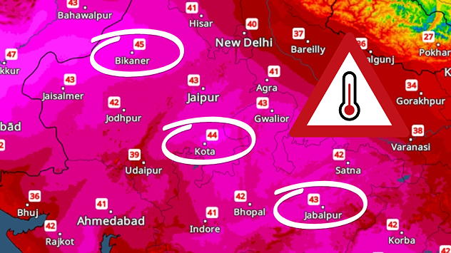 Temperatures soaring above 40 degrees 