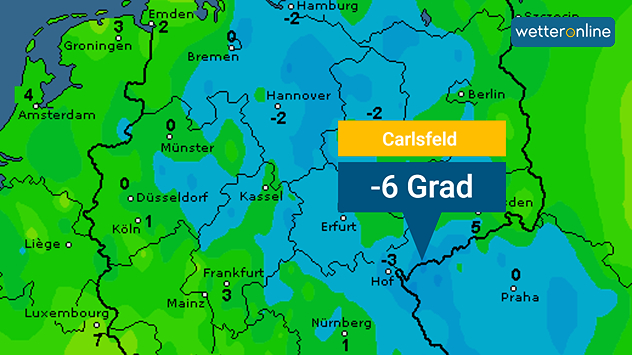 Tiefsttemperatur am Boden am Mittwochmorgen Tiefsttemperatur am Boden am Mittwochmorgen