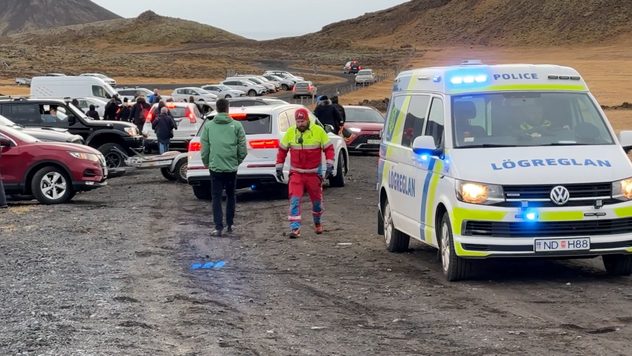 Residents of the evacuated town were allowed to return home briefly to collect personal belongings.