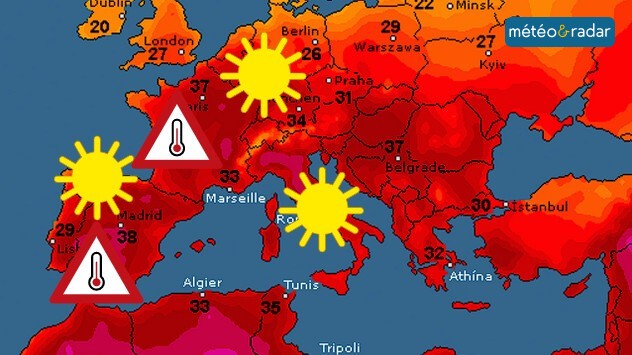 Canicule observée l'année dernière