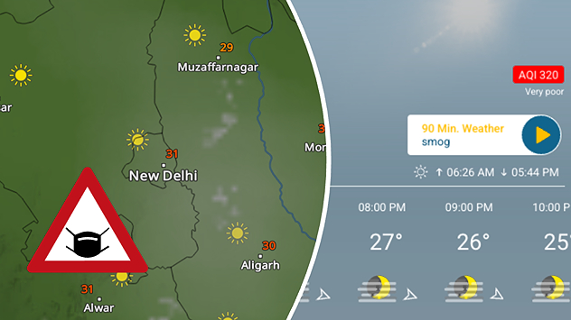 Delhi wakes up to a blanket of smog after diwali celebrations