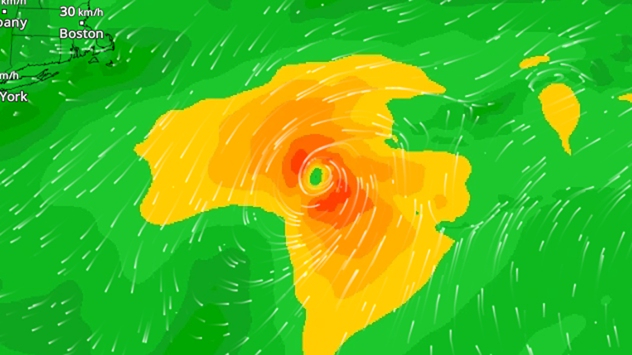 WindRadar Tropische storm DEXTER