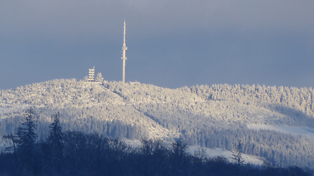 In den Mittelgebirgslagen haben die Niederschläge eine schöne Winterlandschaft gezaubert. 