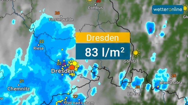 WetterRadar Dresden Regen