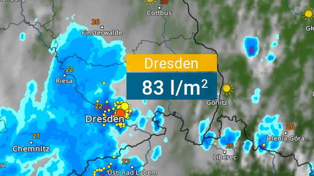 WetterRadar Dresden Regen