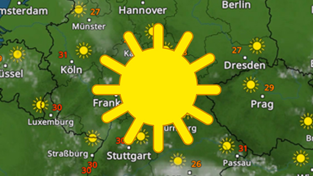 WetterRadar Sonntag