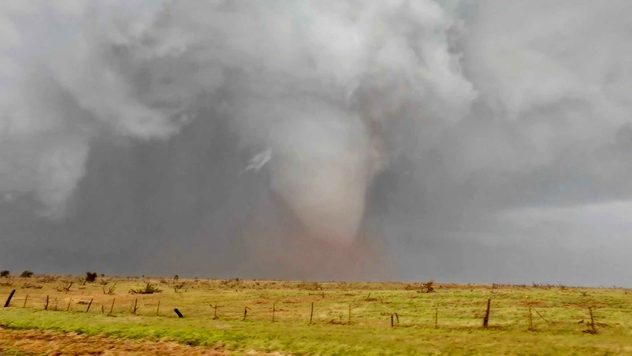 during a severe weather outbreak