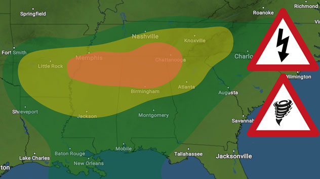 Over 40 million at risk of severe storms across the Southeast – Weather ...