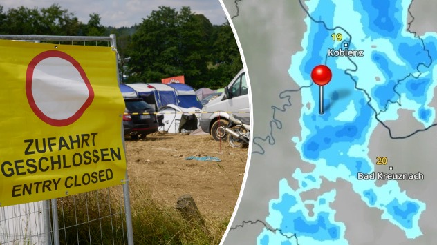 Nature One Anreisestopp - WetterRadar Kastellaun