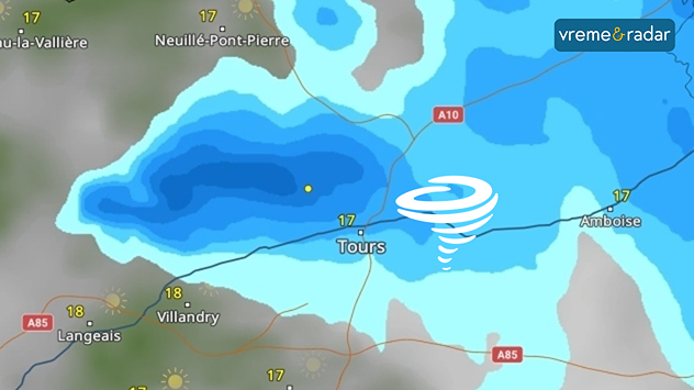 Radar oluje koja je donela tornado