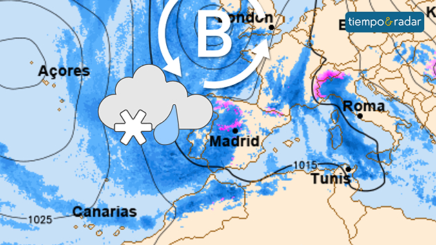 La llegada de lluvias no dará tregua a medio plazo. De hecho, el aire frío en altura ganará terreno sobre España, favoreciendo la llegada de borrascas.&nbsp;