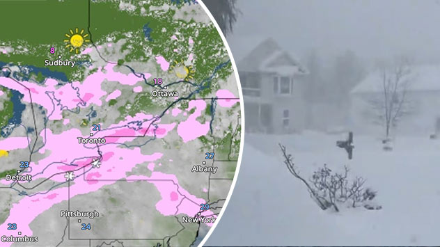 Heavy lake effect snow continues through Thursday – Weather News
