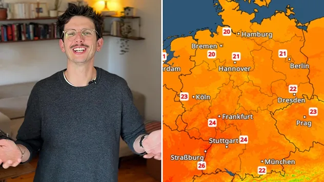 Der Spätsommer ist weg und die Höchstwerte liegen nur noch zwischen 20 bis 25 Grad.