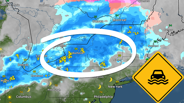 Northeast U.S. - Heavy rain poses flash flood risk – Weather News