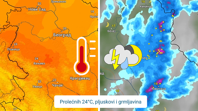 Prolećno vreme u novembru