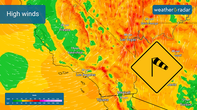 West Coast high winds