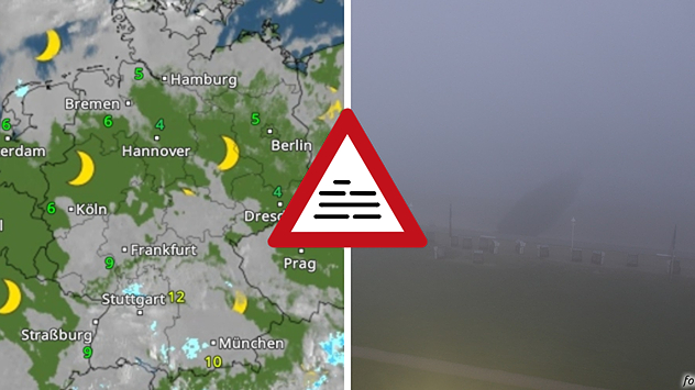 Das WetterRadar zeigt viel Grau.