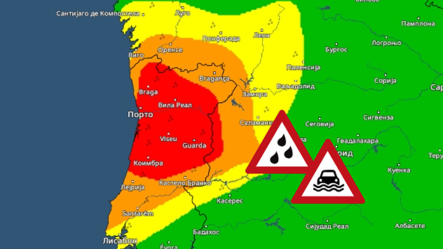 Obilna kiša u Portugaliji