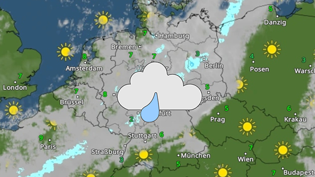 WetterRadar Mittwoch