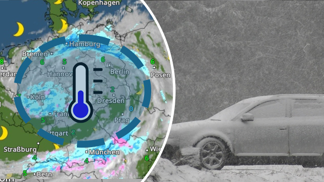 Ein Kaltlufttropfen hat in den Mittelgebirgen eine weiße Überraschung gebracht. 