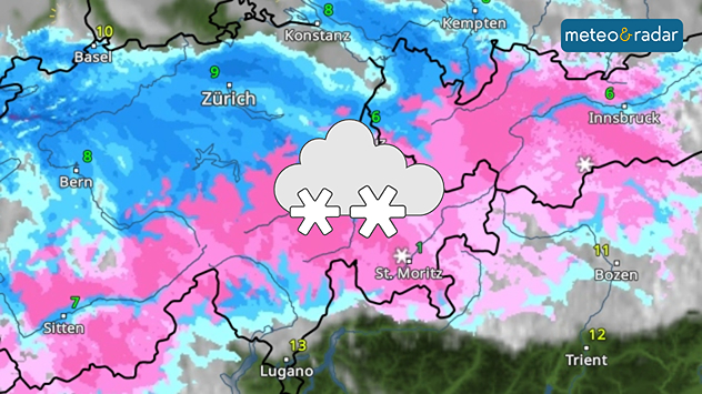 Zăpadă mare în Alpi. FOTO - Știri meteo
