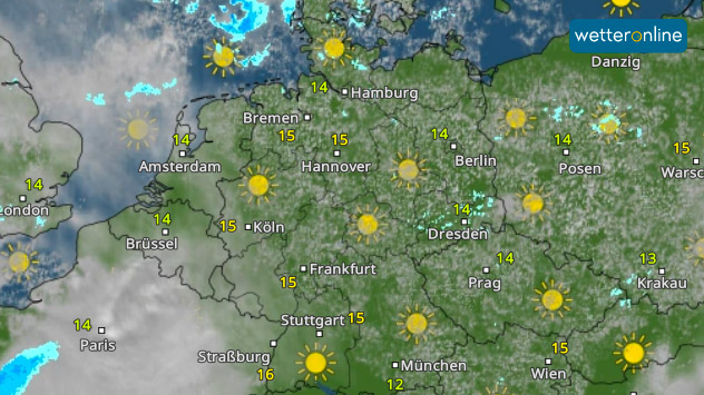 WetterRadar Sonntag