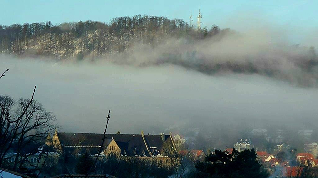 Nebelschwaden im Tal von Goslar