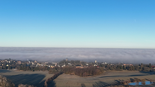 Nebelmeer im Thüringer Wald