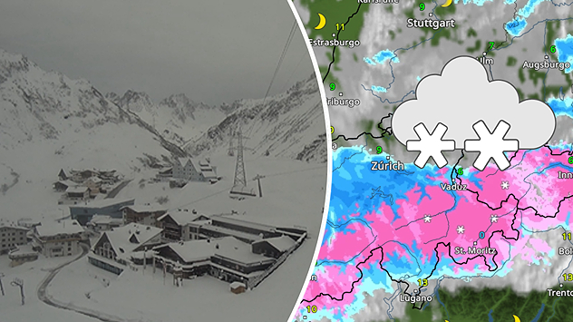 Ha nevado intensamente en los Alpes. En algunas localidades de montaña han caído unos 50 centímetros de nieve nueva.