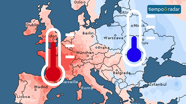 En Europa Occidental, el mes de julio ha sido notablemente más caluroso, mientras que en Europa Oriental ha sido más fresco que la media a largo plazo.