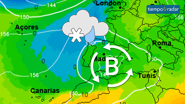 Una nueva DANA prolongará el episodio de lluvias en España al menos hasta el domingo, agitando la atmósfera.&nbsp;