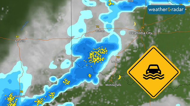 Se prevén lluvias intensas que podrían provocar inundaciones en el suroeste de Oklahoma.