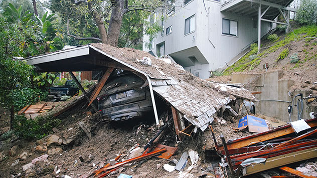 Unwetter Kalifornien