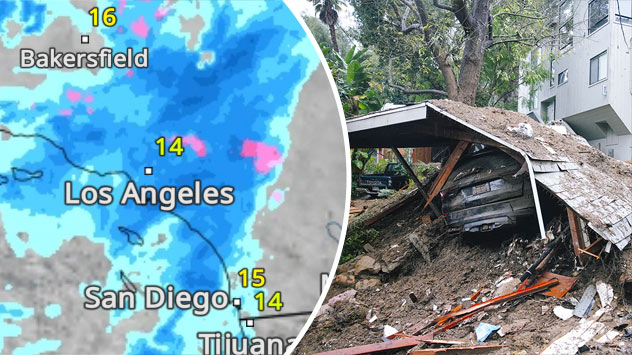 Unwetter Kalifornien