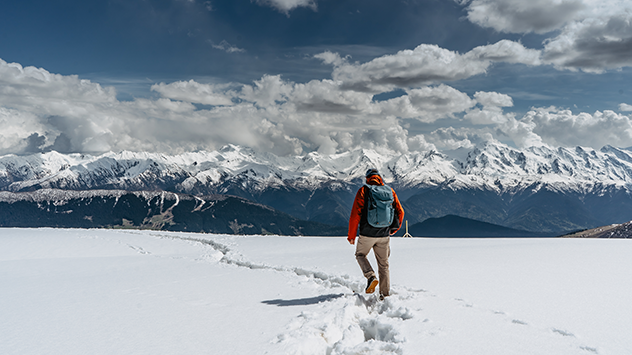 Im Hochgebirge liegt noch viel Schnee.