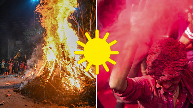 Sunny skies this Holi! Warm weather to light up the celebrations.