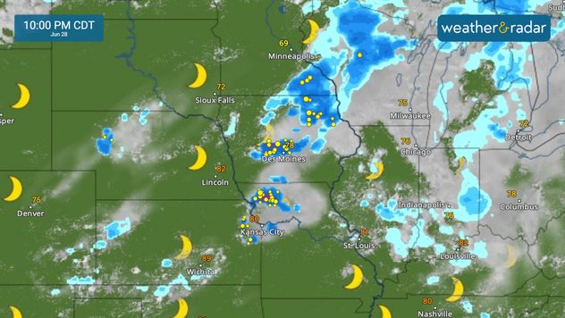 Strong storms possible